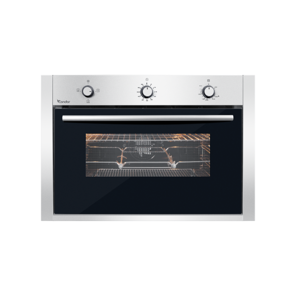 90 cm Oven - Gas/Gas - 2 Motors Rotisserie - Heat Distribution Fan - Cooling Fan - Mechanical Timer