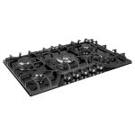 Condor Vanilla VN3 5FX Built-In Gas Hob - 90cm Black Glass Series - Image 3