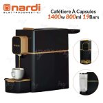 Nardi Premium Capsule Coffee Machine - Black & Gold Edition (NCM-C14) - Image 2